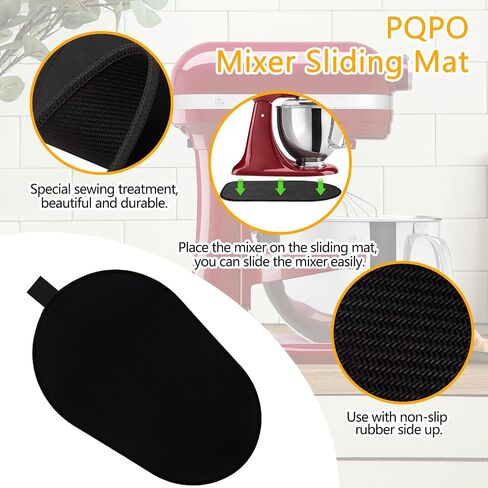 Mixer Sliding Mat Compatible with Kitchenaid 6/7/8 Quart Stand Mixer, Slider Mat Compatible with 5-8 Qt Bowl-Lift Stand Mixer Kitchenaid Mixer Accessories in Saudi Arabia