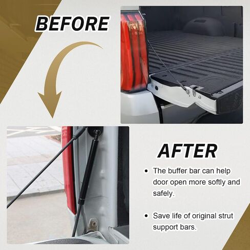 Tailgate Assist Compatible with 2007-2021 Toyota Tundra XK50 2nd Generation Pickup Rear Shock Lift Supports, Tailgate Lift Strut Assist Trunk Shock Supports Accessories in Saudi Arabia