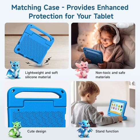 ALLDOCUBE KIZPAD PRO Android 13 Tablet 8.4", 12GB（4+8+64GB 512GB Expandable with Widevine L1 8 Core CPU, 1200×1920FHD Kids Tablet with Parental Control, Pen, AR Animal Card, 4G LTE, 4000mAh, 5MP /5MP in Saudi Arabia