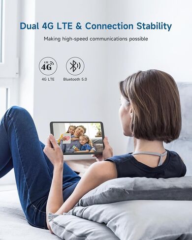 ALLDOCUBE KIZPAD PRO Android 13 Tablet 8.4", 12GB（4+8+64GB 512GB Expandable with Widevine L1 8 Core CPU, 1200×1920FHD Kids Tablet with Parental Control, Pen, AR Animal Card, 4G LTE, 4000mAh, 5MP /5MP in Saudi Arabia