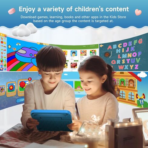 ALLDOCUBE KIZPAD PRO Android 13 Tablet 8.4", 12GB（4+8+64GB 512GB Expandable with Widevine L1 8 Core CPU, 1200×1920FHD Kids Tablet with Parental Control, Pen, AR Animal Card, 4G LTE, 4000mAh, 5MP /5MP in Saudi Arabia