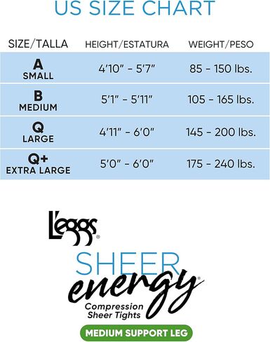 جوارب طويلة نسائية من L'eggs Energy 3-Pack Control علوية شفافة لأصابع القدم مقاومة للجري in Kuwait