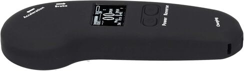 جهاز تحكم عن بعد بشاشة LED من FOTABPYTI، جهاز تحكم عن بعد سريع التحمل من Abs Stur، خفيف الوزن أسود قابل للتشغيل للوح التزلج الكهربائي مع حمالة صدر قابلة للتعديل in Kuwait