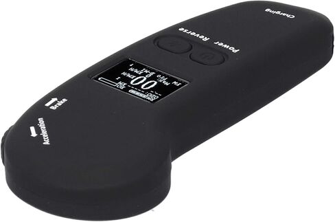 جهاز تحكم عن بعد بشاشة LED من FOTABPYTI، جهاز تحكم عن بعد سريع التحمل من Abs Stur، خفيف الوزن أسود قابل للتشغيل للوح التزلج الكهربائي مع حمالة صدر قابلة للتعديل in Kuwait