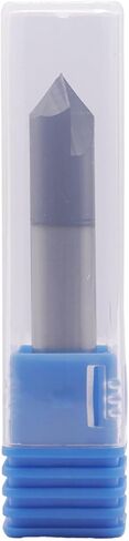 BestParts High Performance Solid Carbide End Mill, Chamfer Mill - Double End - AlTiN coated, 2 Flute, 90° Chamfer Angle, 1/4" Cutting Diameter, 1/4" Shank Diameter, 2-1/2" Overall Length in Saudi Arabia