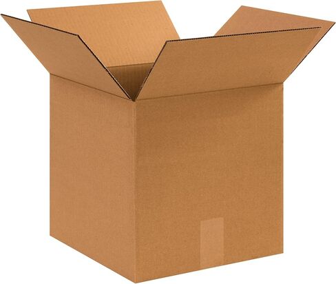 BOX USA 15 Pack of Heavy-Duty Double Wall Corrugated Cardboard Boxes, 13" L x 13" W x 13" H, Kraft, Shipping, Packing and Moving in Saudi Arabia