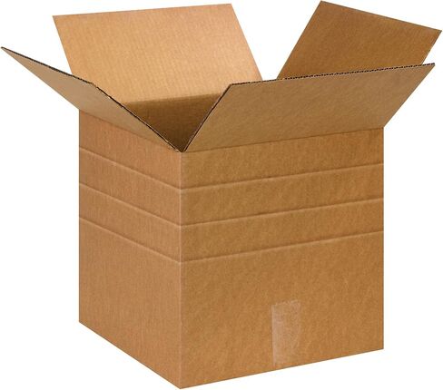 BOX USA 15 Pack of Heavy-Duty Double Wall Corrugated Cardboard Boxes, 13" L x 13" W x 13" H, Kraft, Shipping, Packing and Moving in Saudi Arabia