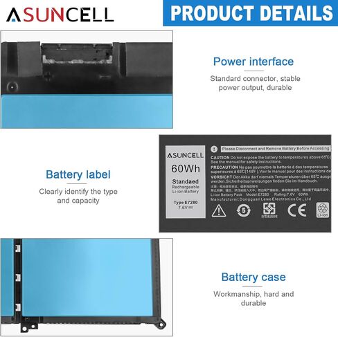 بطارية كمبيوتر محمول ASUNCELL 5200 مللي أمبير في الساعة لجهاز 4GVMP E6400 E6410 E6500 E6510 Precision M4500 M4400 M2400 Notebook يناسب P/N PT434 W1193 KY265 FU268 312-0748 312-0749 312-0917 312-0754 312-74 14 in Saudi Arabia