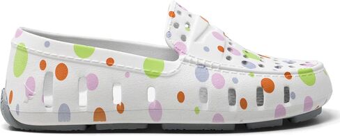 Floafers Kids Prodigy Driver (طفل صغير/طفل صغير/طفل كبير) - أحذية بدون كعب للأطفال - إسفنج EVA مقاوم للماء بطباعة سمك القرش العلوي 10 طفل صغير M in Saudi Arabia