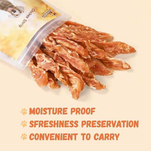 Dog Jerky Treats, Triple Flavor Jerky Twist Sticks 5 inch, Chicken Duck Wrapped Cod Sticks Rawhide Free Grain Free Dog Training Snacks Chewy Sticks Treats for Medium Large Dog 28-29 Counts in Saudi Arabia