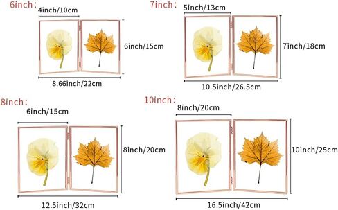 6 inches Black Metal Beautiful Picture Frames, 4x6 Foldable Floating Photo Frame, Folding Picture Frame for Thanksgiving Wedding Holiday Women Grandma Gifts in Saudi Arabia