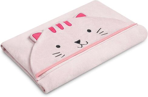 Delta Children Personalized Baby/Infant Hooded Bath Towel - Super Soft and Absorbent- Newborn Essential - Ideal Baby Registry/Shower Gift for Boys and Girls, Light Purple Unicorn in Kuwait