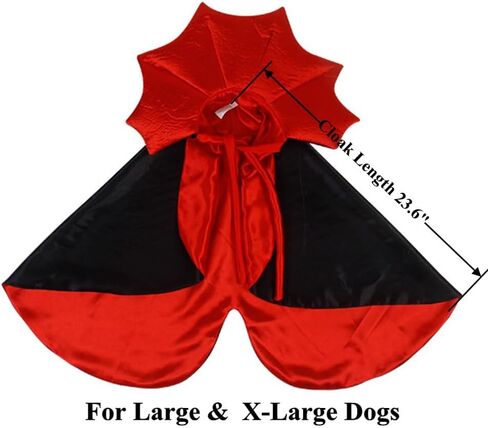Funny Halloween Dog Cat Vampire Cloak Costume Stand-Collar Design Pet Cape Cosplay Apparel Holiday Party Dress Up Decoration in Saudi Arabia