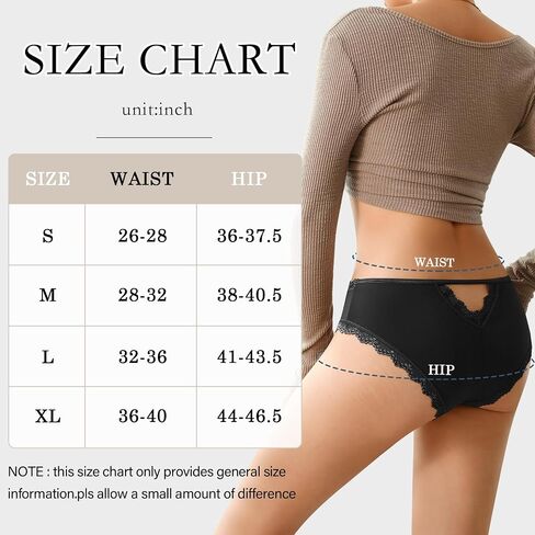 Eiggam Lace Underwear for Women Sexy Seamless Cheeky Underwear for Women Smooth Bikini Panties Stretch Women Underwear Pack in Saudi Arabia