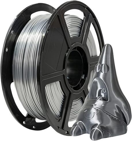 FLASHFORGE Silk PLA Filament 1.75 مم +/- 0.02 مم، متدرج ذهبي إلى أحمر، خيوط طباعة ثلاثية الأبعاد متغيرة الألوان بشكل سلس 1 كجم (2.2 رطل)، تناسب معظم طابعات FDM ثلاثية الأبعاد in Kuwait