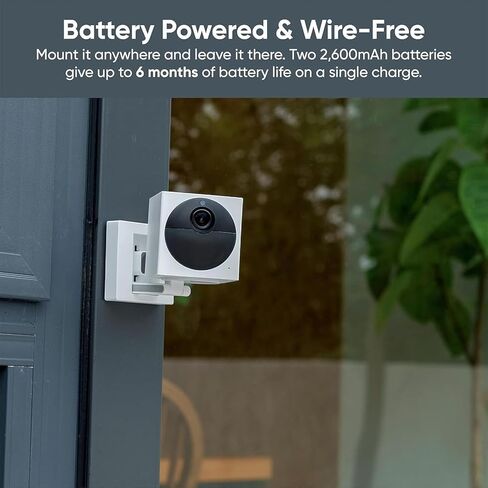 Cam Outdoor Add-on v2 (Base Station Required), 1080P HD Outdoor Camera Wireless for Home Security, Color Night Vision, Rechargeable Battery, 2-Way Audio, Weather-Resistant - White, 1-Pack in Saudi Arabia