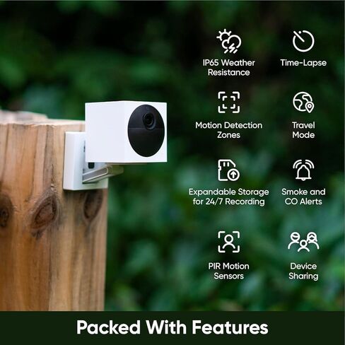 Cam Outdoor Add-on v2 (Base Station Required), 1080P HD Outdoor Camera Wireless for Home Security, Color Night Vision, Rechargeable Battery, 2-Way Audio, Weather-Resistant - White, 1-Pack in Saudi Arabia