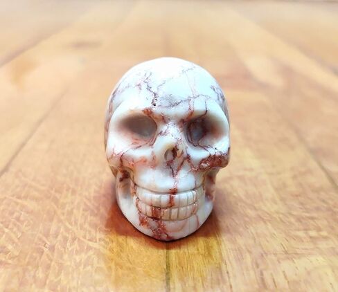 Carved Stone Skull 2" Golden, Carved Human Head. in Saudi Arabia