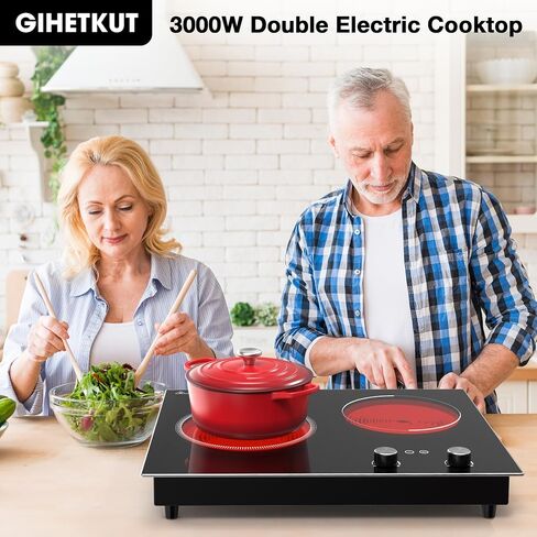 Induction Cooktop Single Burner, 1800W 110V Induction Burner, Portable Electric Cooktop, Electric Stove Top with 24 Hous Preset, Multiple Power Levels, 4 Hours Timer, Safety Lock in Saudi Arabia