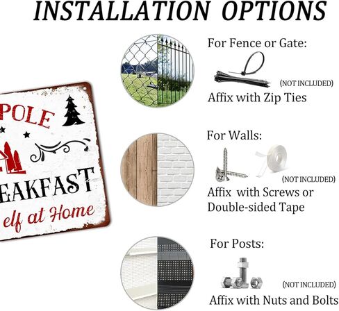 North Pole Hot Chocolate Christmas Metal Tin Sign Christmas Decor Wall Art for Home Cafe Kitchen Farmhouse Winter Retro Wall Decor Plaque 8x12 Inch in Saudi Arabia