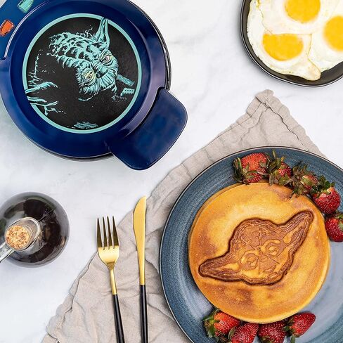Uncanny Brands Star Wars Darth Maul Waffle Maker - The Sith Lord On Your Waffles in Kuwait