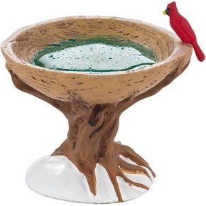 Department 56 Woodland Bird Bath Toy, 1.57 inch