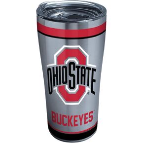 Tervis Triple Walled Ohio State Buckeyes Insulated Tumbler Cup Keeps Drinks Cold & Hot, 30oz - Stainless Steel, Tradition