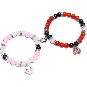 2024 Spider Matching Bracelets For Couples Soulmate Boyfriend Girlfriend,Friendship Bracelets for Best Friend BFF Bestie, Cute Bracelets Gifts To My Daughter Sister Wife