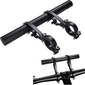 Bike Bicycle Double Handlebars Extender Extension,7.87 inches/20CM Aluminum Alloy Bike Bracket Accessories,for Bike Mounts,Bicycle Extender Bars,for 20mm-32mm Bars Caliber