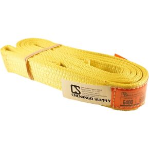 DD Sling. Multiple Sizes in Listing! (Made in USA) 2"x10', 2 Ply, Nylon Lifting Slings, Eye & Eye, 5.100 Choker, 12.800 Basket Load Capacity (USA Made Nylon Webbing) (2"x10')