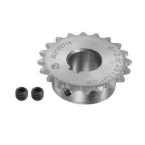 HARFINGTON B Type Roller Chain Sprocket 20 Teeth 15mm Bore Stainless Steel Motor Drive Gear for Chain DIN/ISO No. 04C-1 and ANSI No. #25
