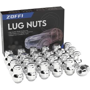 ZOFFI 24pcs M14x1.5 One-Piece Black OEM Factory Style Large Acorn Seat Lug Nuts Replacement for 2015-2020 Ford F150 Expedition Lincoln Navigator Factory Wheels in Kuwait