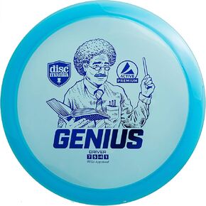 Discmania Active Premium Genius Disc Golf Driver 165-176g، بلاستيك لامع