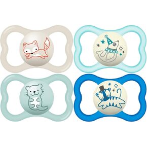 MAM Air Day & Night Baby Pacifier, for Sensitive Skin, Glows in The Dark, 6-16 Months, Unisex in Kuwait