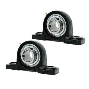 MAPLE ACE UCP206-20 R3 Triple-Lip Seal Pillow Block Bearing 1-1/4" Bore 2-Bolt Solid (2Pcs)