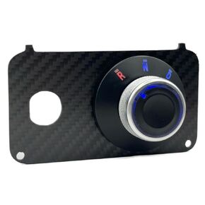 Carbon Fiber Rotary Drive Selector Golf Cart Forward/Reverse Key Switch Plate Compatible with EZGO TXT PDS Electric 36V 48V