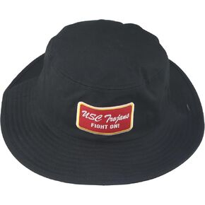 ZHATS Standard NCAA Officially Licensed Bucket Hat Patch Black Brick, Large-X-Large
