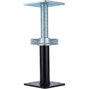 2 Pack Adjustable Support Jack Lightweight Steel Bracing and Jack Posts - 6.5" - 10" Adjustment Range Adjustable Jack for Temporary Support Suitable for Small Space, Underpasses, Attics, Decks