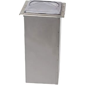 San Jamar H2003 Stainless Steel in-Counter Interfold Napkin Dispenser, 750 Plus Capacity