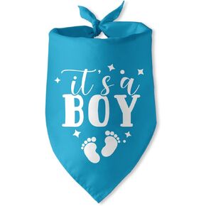 My Parents are Getting Me a Human Pregnancy Announcement Gender Reveal Dog Bandana Photo Prop Pet Scarf Accessories for Pet Dog Lovers Gifts
