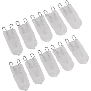 G9 Halogen 25W Bulbs G9 Frosted Halogen Bulb 25 watt G9 JCD Base Bi-pin 2700k Halogen Light Bulb for Accent Landscape Light,Frosted Lense,10 Pack