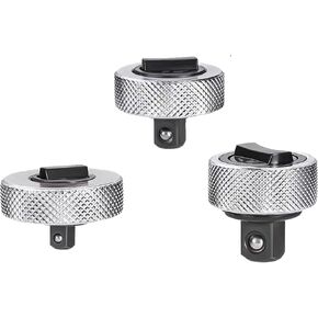 3PCS Reversible Thumbwheel Ratchet Wrench Set, Palm Ratchet Wrench, 1/4" 3/8" 1/2" Drive Ratchet Set