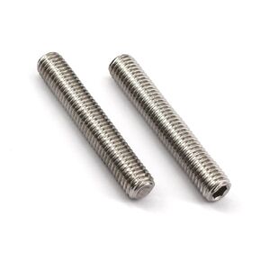 20Pcs M10x20 304 Stainless Steel Hexagonal Grub Screws Cup Point Hex Socket Set Screws