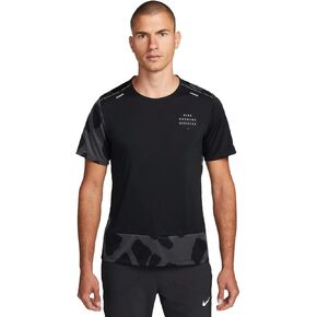 Nike Men's Dri-FIT Run Division Rise 365 T-Shirt L Black