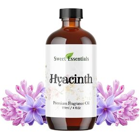 Hyacinth, 4oz Premium Fragrance Oil, Aromatherapy, Diffuser, Crafts, Soap, Home Scents, Bath & Body, DIY Parfum and Much More. Versatile and Long-Lasting