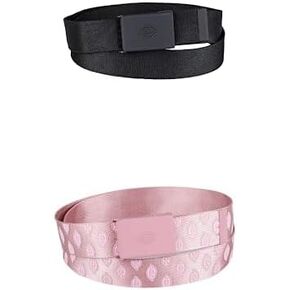 Dickies Women's Tonal Plaque Buckle Fabric Belt