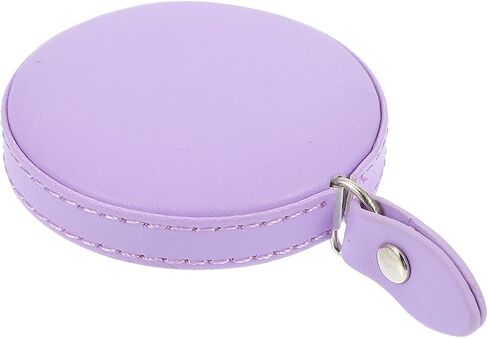 HEMOTON Sewing Tape Measure, 150 cm 60 Inch Leather Retractable Body Measuring Tape，Tailor Fabric Small Tape Measure for Body Fabric Sewing (1 Pack, Purple) in Saudi Arabia