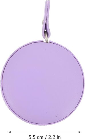HEMOTON Sewing Tape Measure, 150 cm 60 Inch Leather Retractable Body Measuring Tape，Tailor Fabric Small Tape Measure for Body Fabric Sewing (1 Pack, Purple) in Saudi Arabia