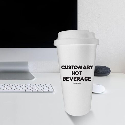 أكواب مضحكة للرجال تحافظ على الهدوء والطلب من خلال كوب السفر القتالي مع غطاء سيليكون معزول قابل للإزالة، أسود، 16 أونصة in Kuwait