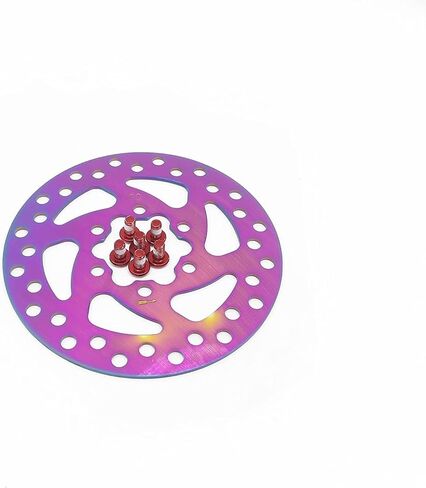 120mm Colorful 6 Holes Brake Disc for NIU KQi3/KQi3 MAX/PRO KQi3 Sport Electric Scooter kqi3 Replace Accessories (120mm Colorful) in Kuwait